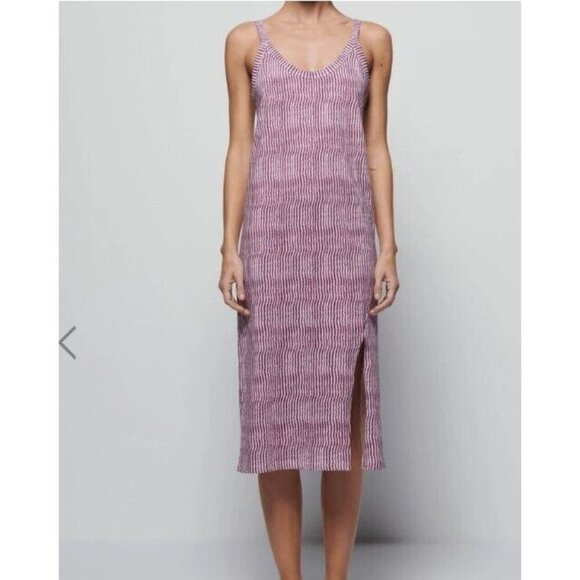 Nation LTD Dresses & Skirts - Nation LTD Pink Striped Midi Dress